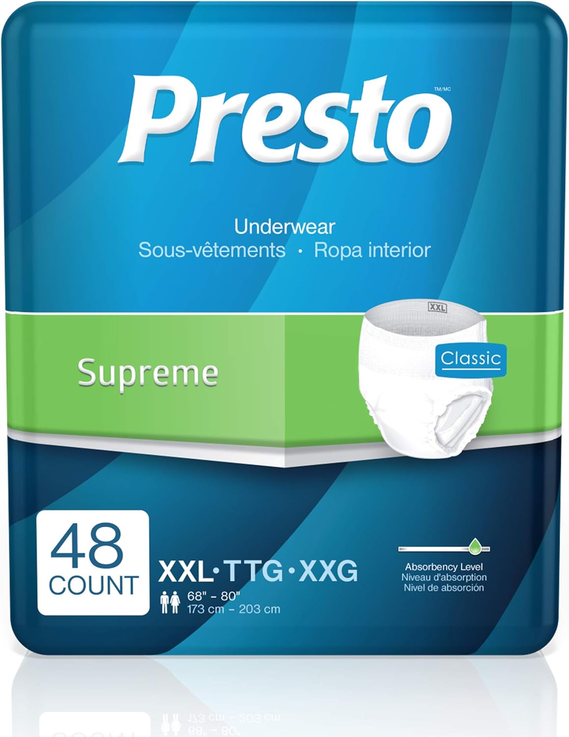 Presto Maximum Pull-Up Underwear