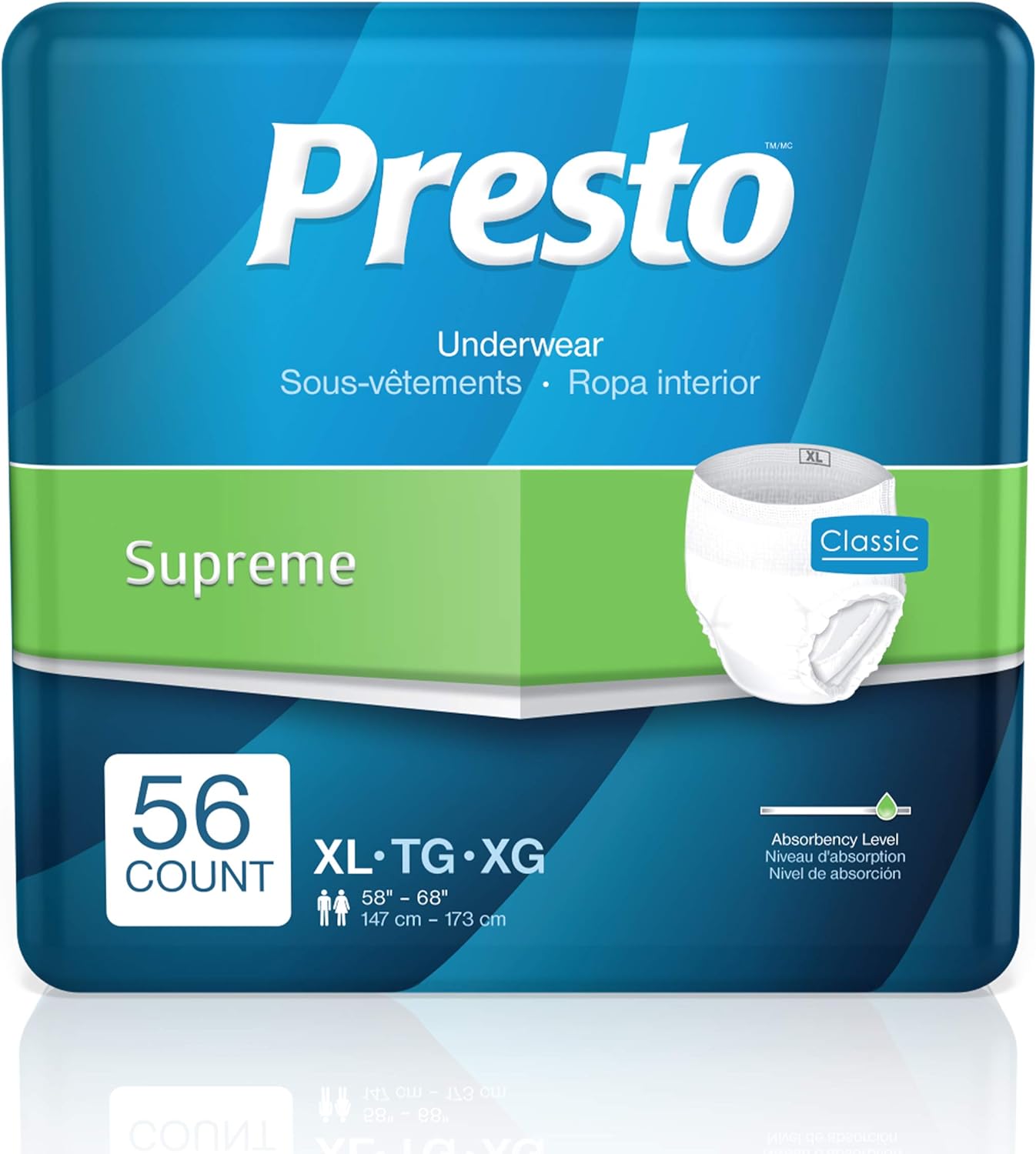 Presto Maximum Pull-Up Underwear