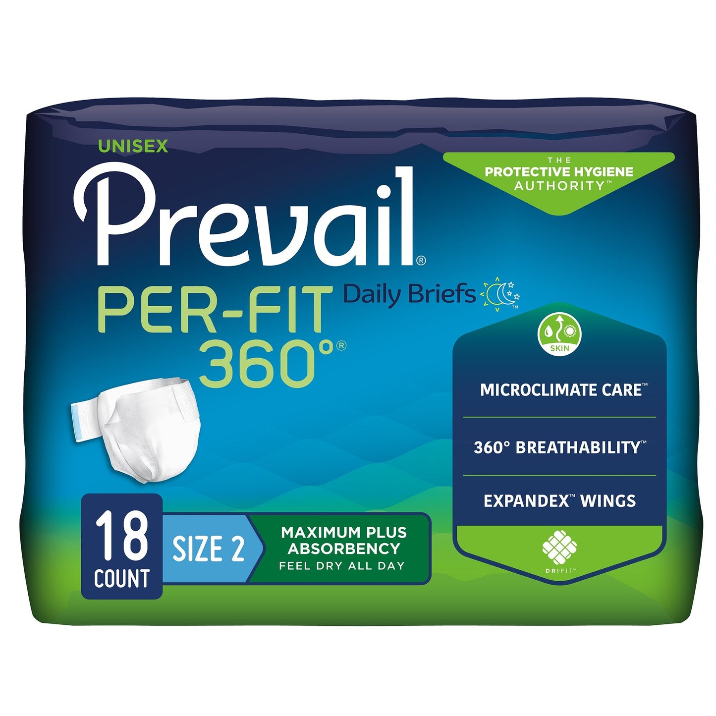 Prevail® Per-Fit 360°™ Daily Briefs, Maximum Plus