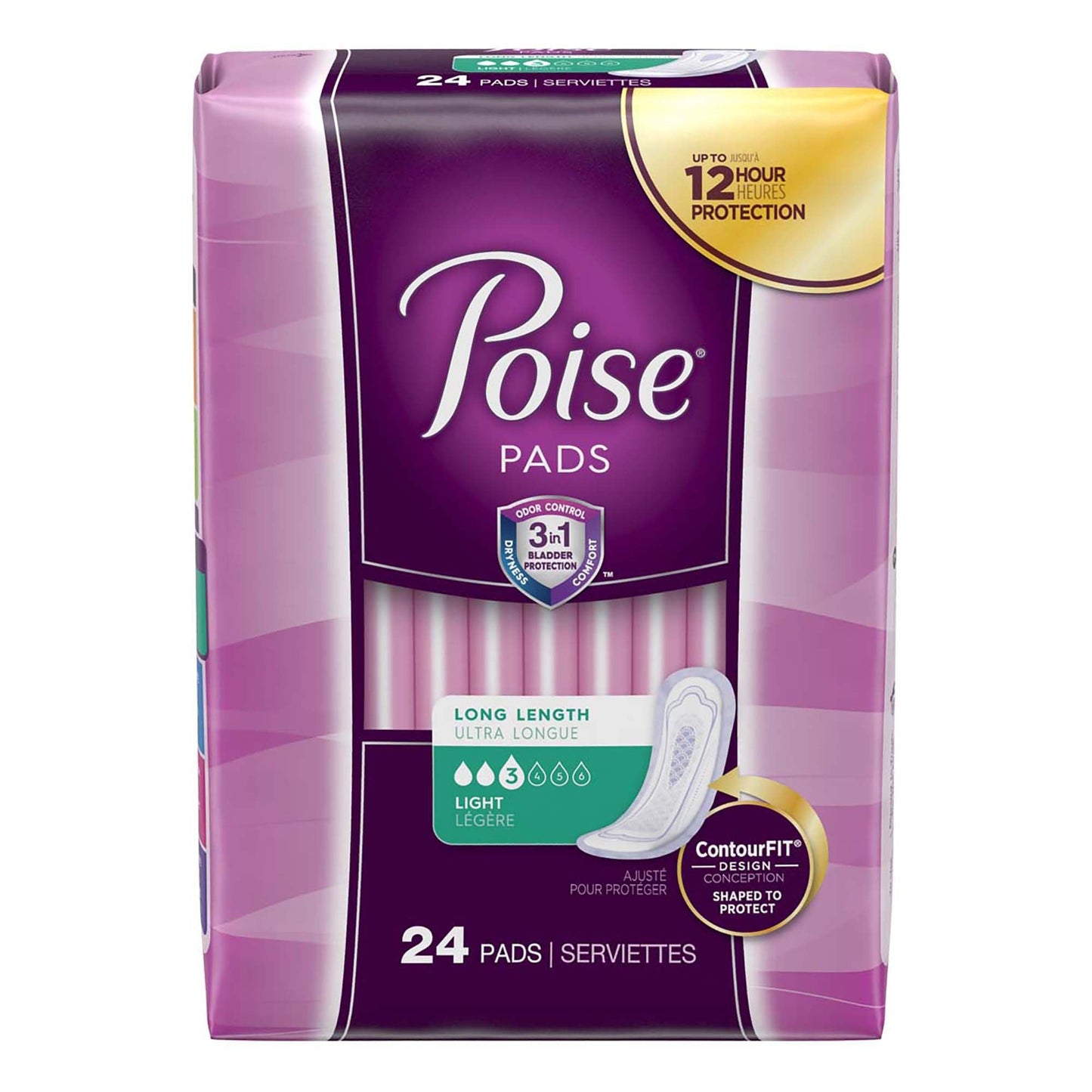 Poise® Original Pads, Light