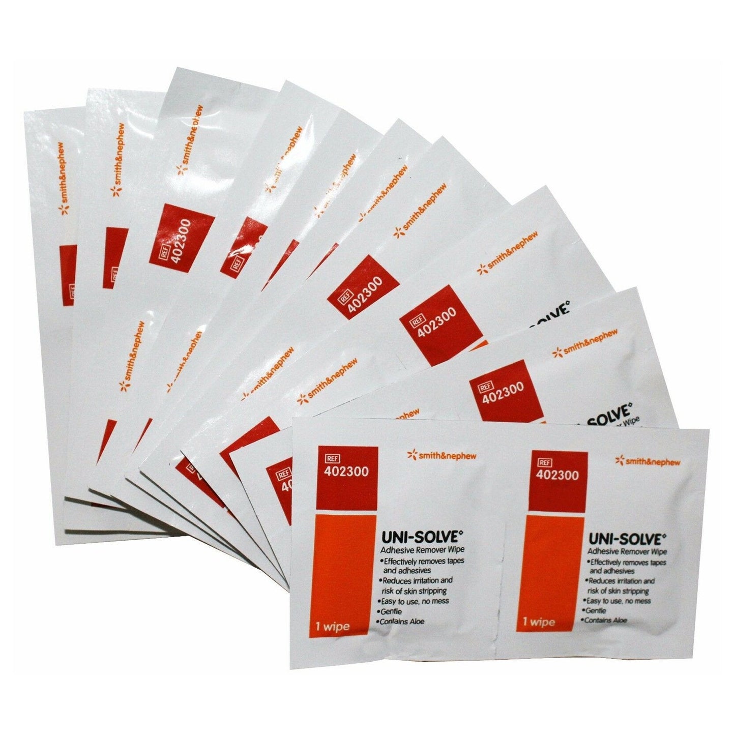 Uni-Solve™ Adhesive Remover, 2½ x 2½ Inch Wipe