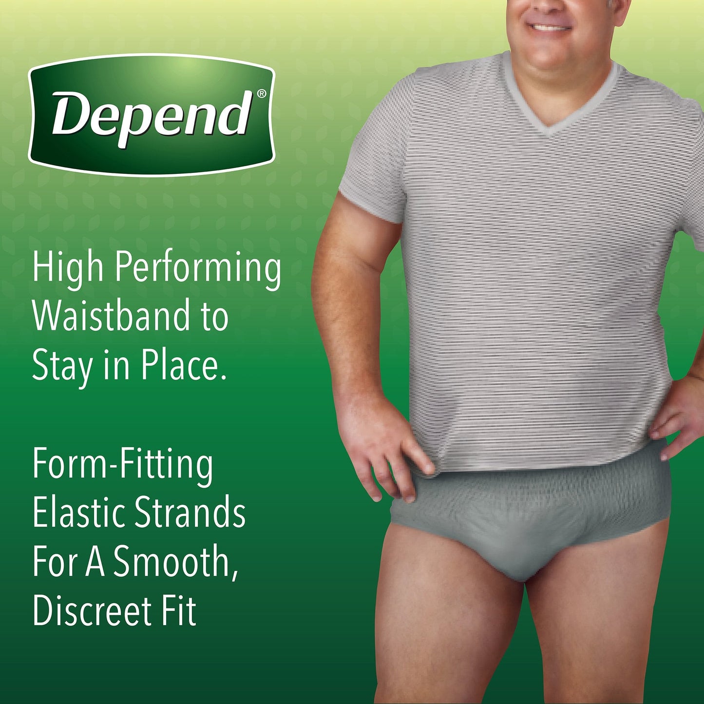 Depend FIT-FLEX Absorbent Underwear Men