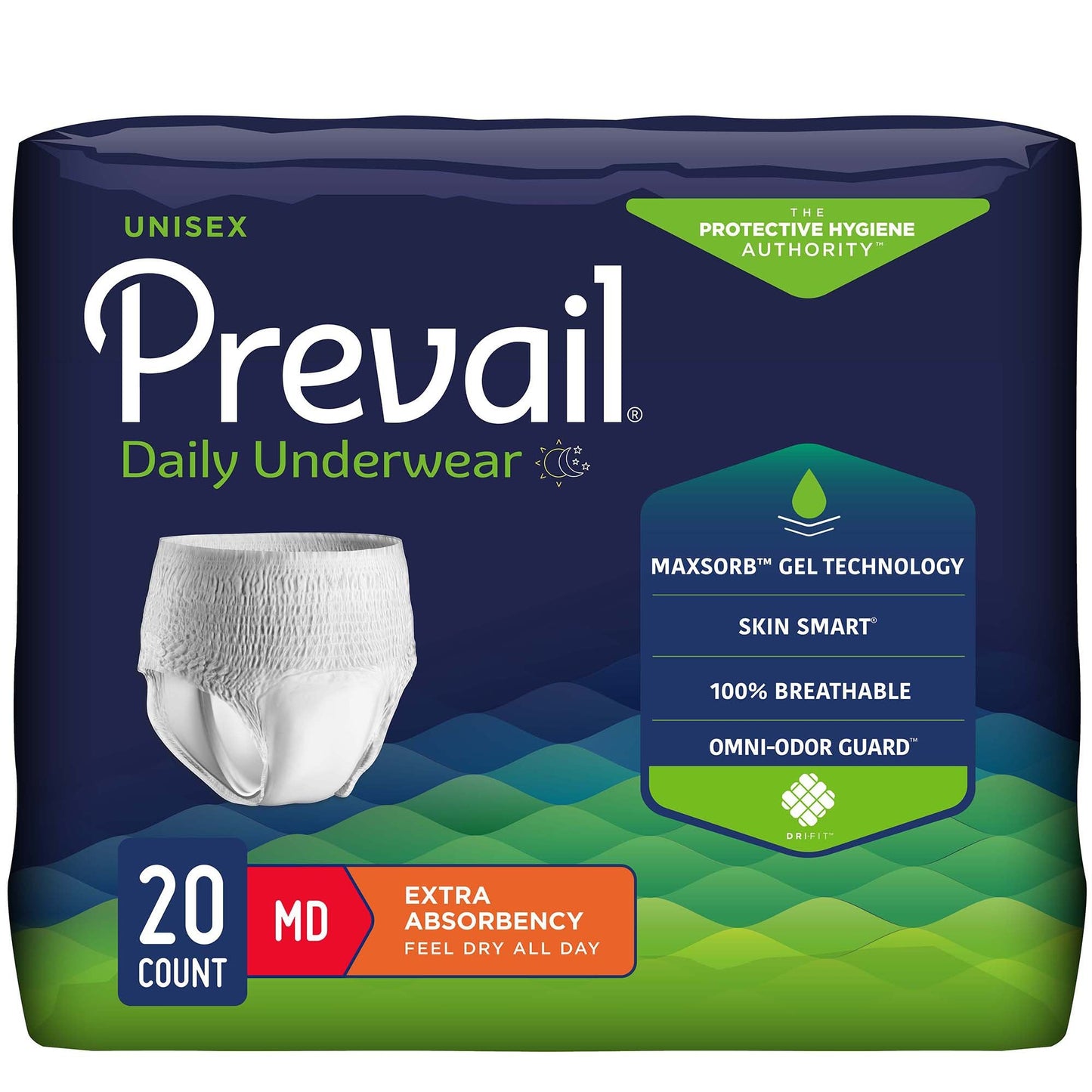 Prevail® Extra Absorbent Daily Underwear Pull-Up