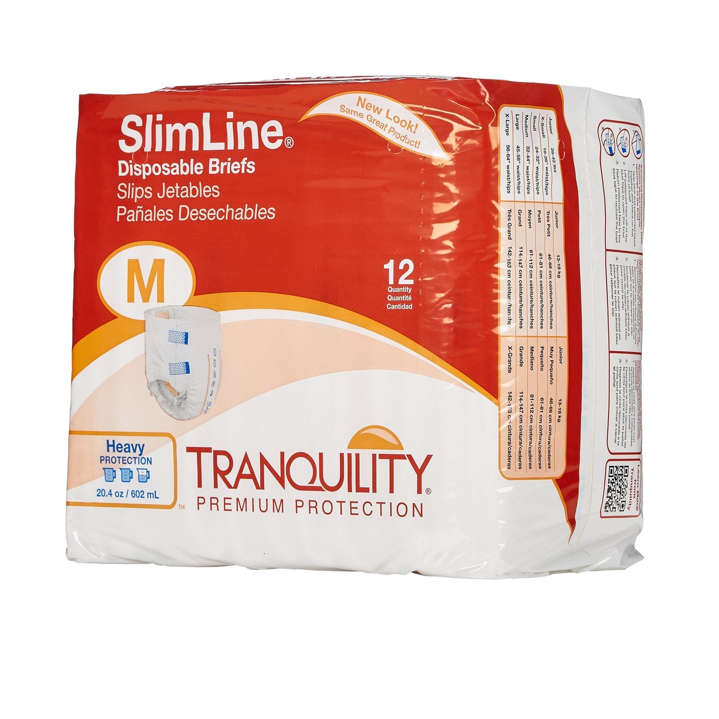 Tranquility® Slimline® Diapers with Tabs, Heavy