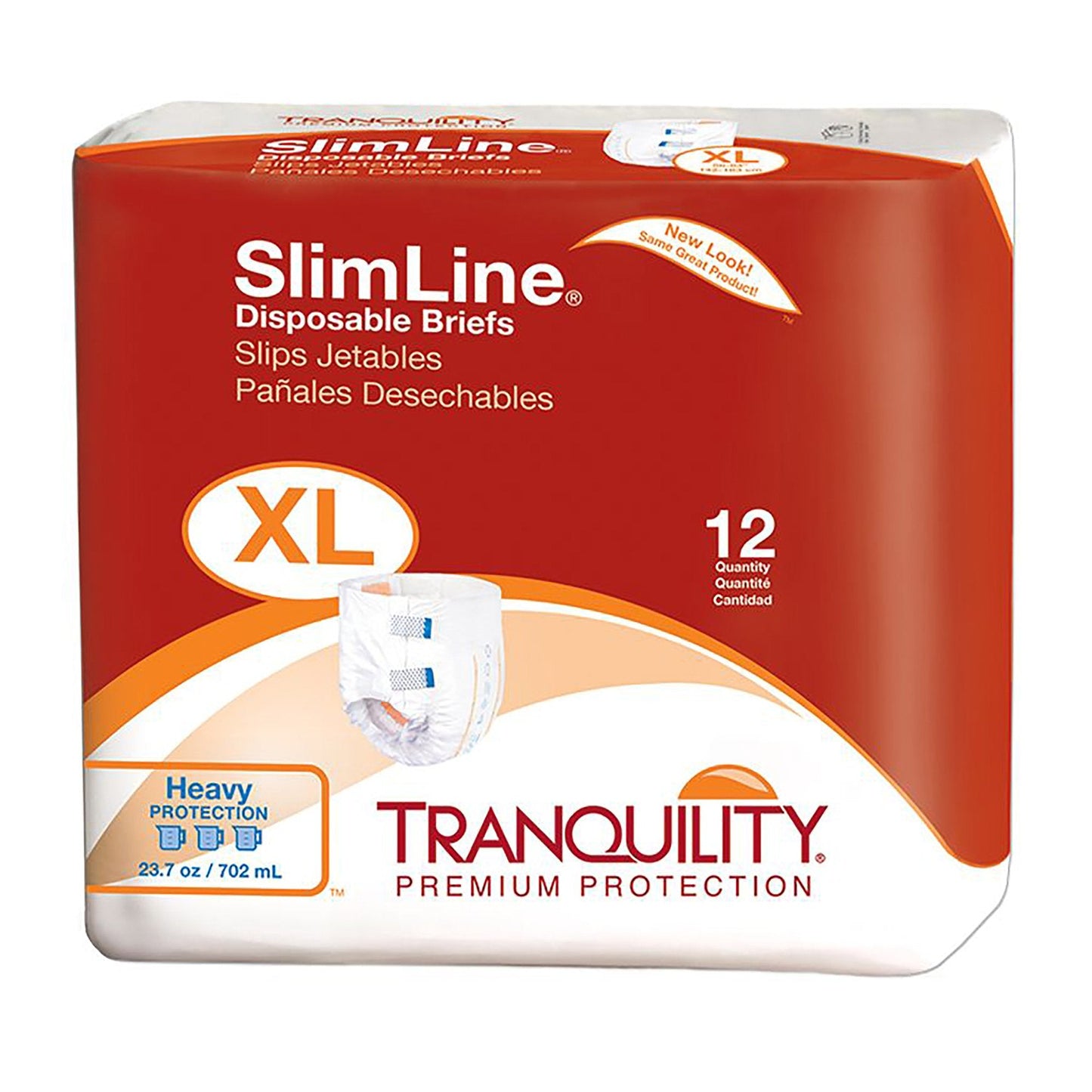 Tranquility® Slimline® Diapers with Tabs, Heavy