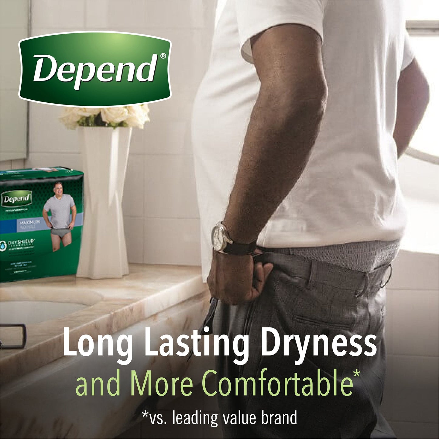 Depend FIT-FLEX Absorbent Underwear Men