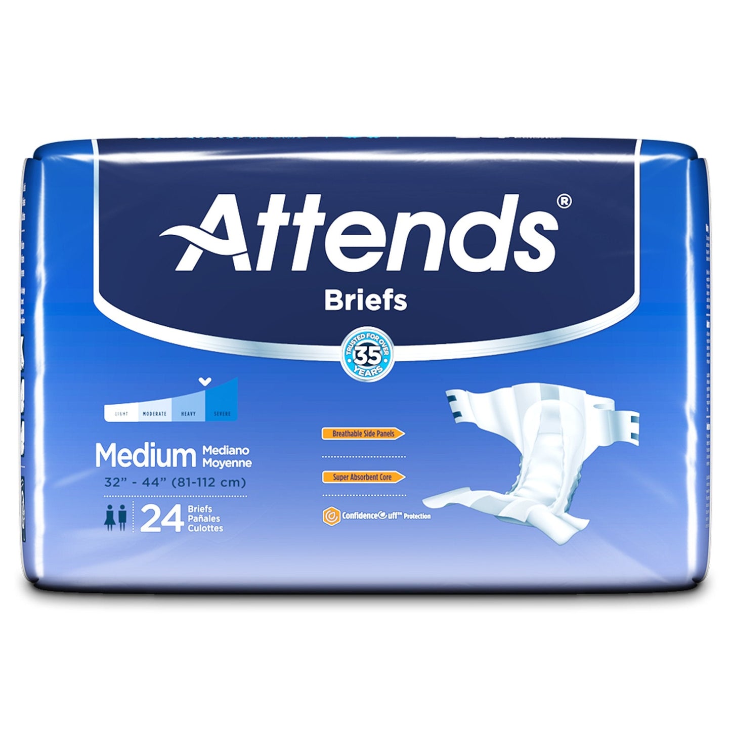Attends Briefs, Heavy Absorbency