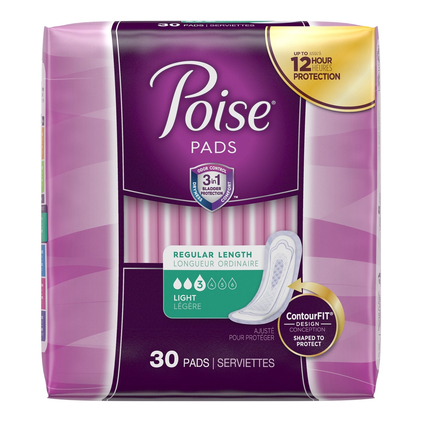 Poise® Original Pads, Light