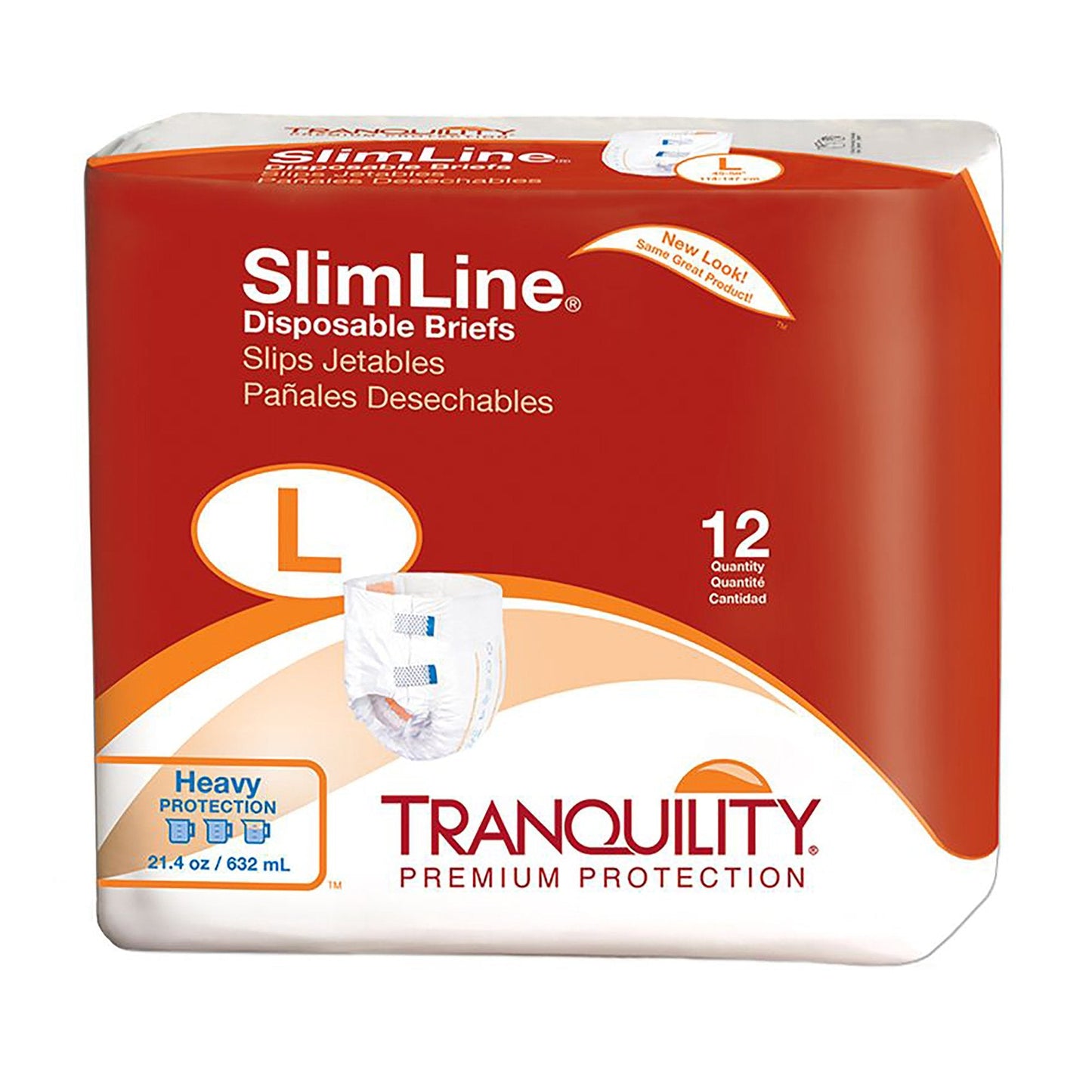 Tranquility® Slimline® Diapers with Tabs, Heavy