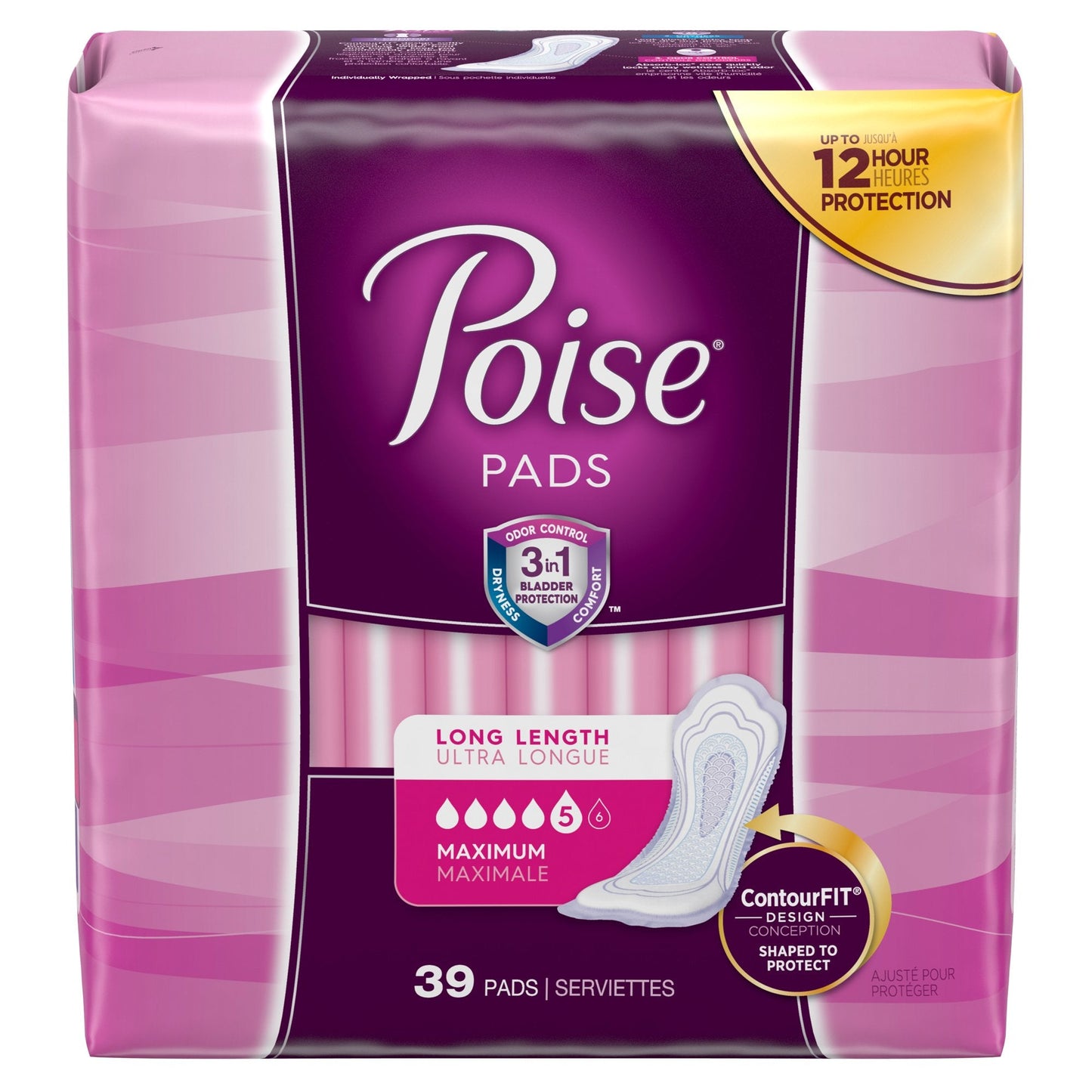 Poise® Original Pads, Maximum