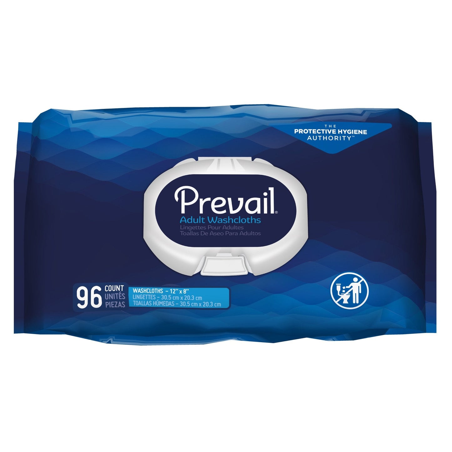 Prevail® Quilted Washcloth / Scented 8" x 12"