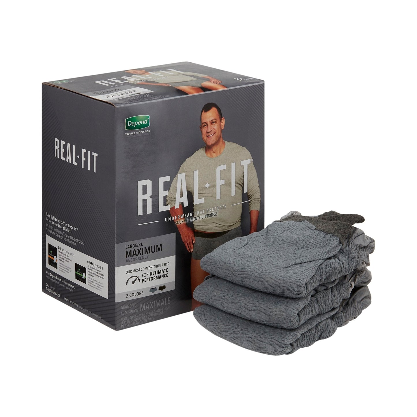 Depend® Real Fit® Maximum Absorbent Underwear