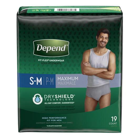 Depend FIT-FLEX Absorbent Underwear Men