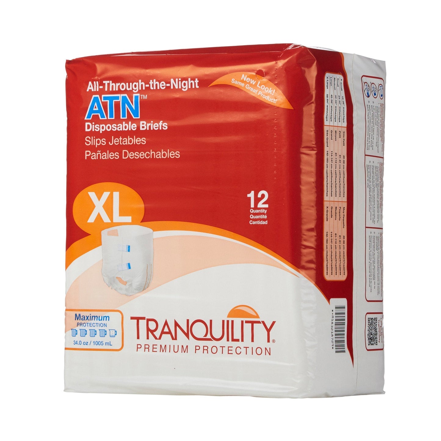 Tranquility® ATN Maximum Protection Incontinence Brief